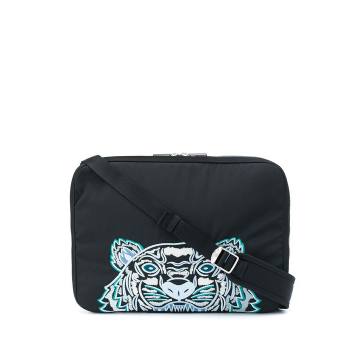 Tiger embroidered laptop bag