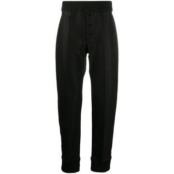 tapered leg track pants