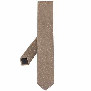 polka-dot wool-silk tie