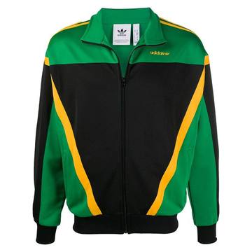 panelled logo track jacket