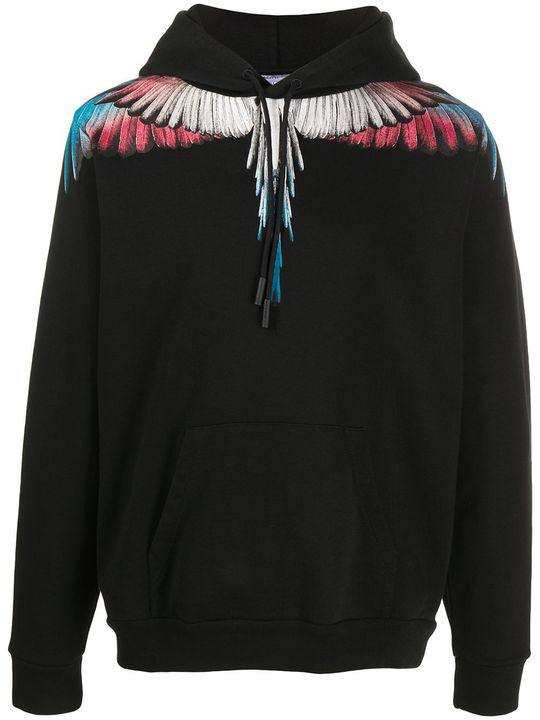 Wings print hoodie展示图