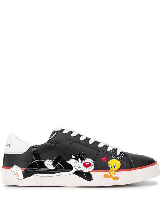 Tweety & Sylvester print sneakers展示图