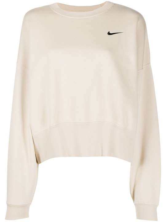 Swoosh logo cropped sweatshirt展示图