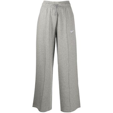 flared logo trousers