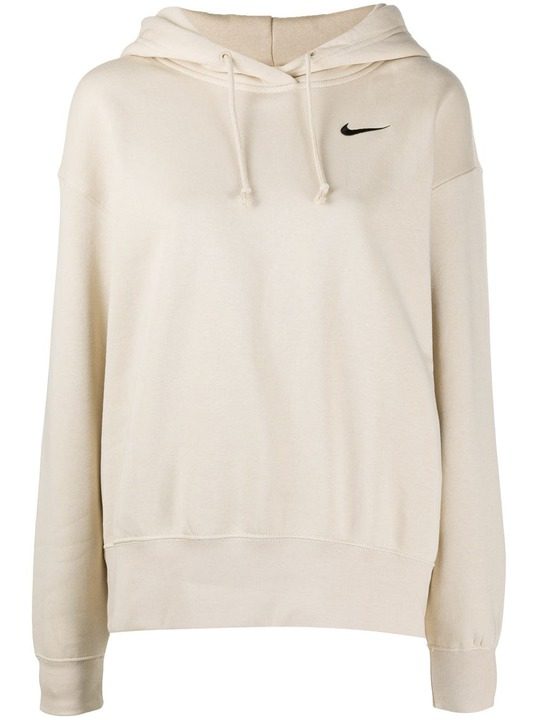 Swoosh logo long-sleeved hoodie展示图