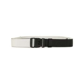 two-tone clasp-fastening belt