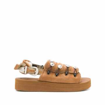 x Toga Mura buttoned sandals