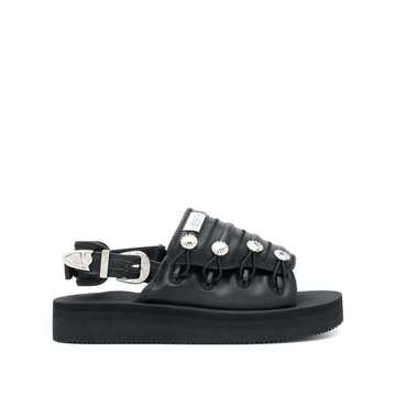 x Toga Mura buttoned sandals