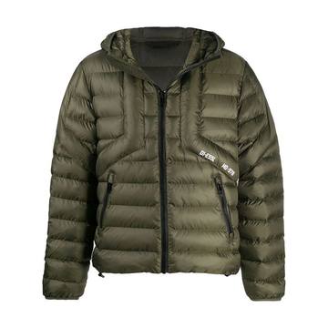 hooded padded jacket