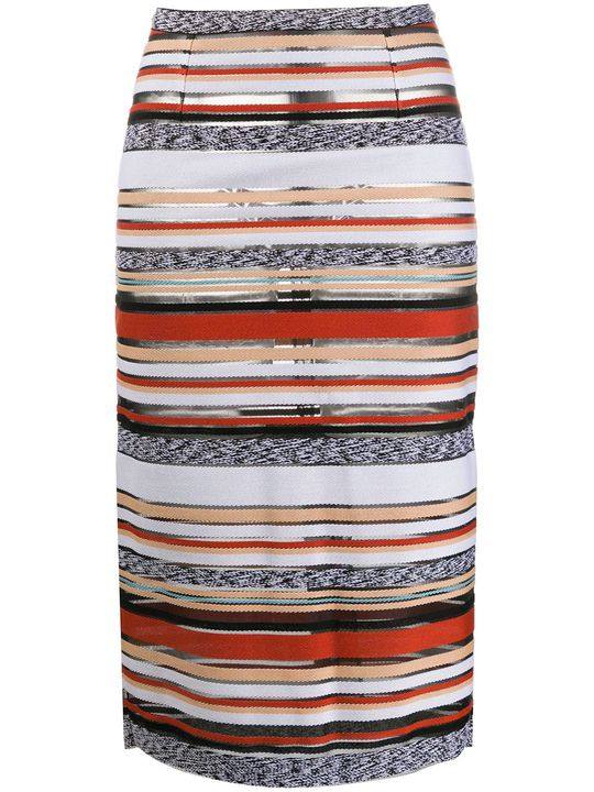 striped pencil skirt展示图