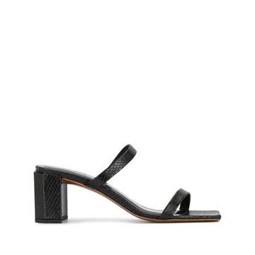 Tanya snake-print sandals