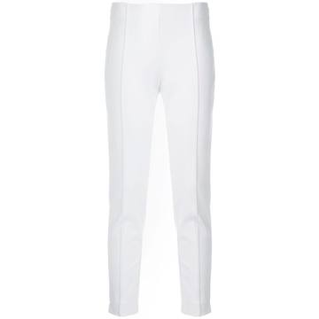 slim-fit tailored trousers