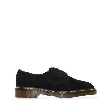 black 1461 suede oxford shoes