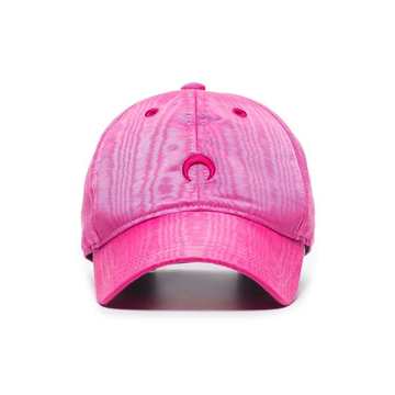 pink crescent moon baseball cap