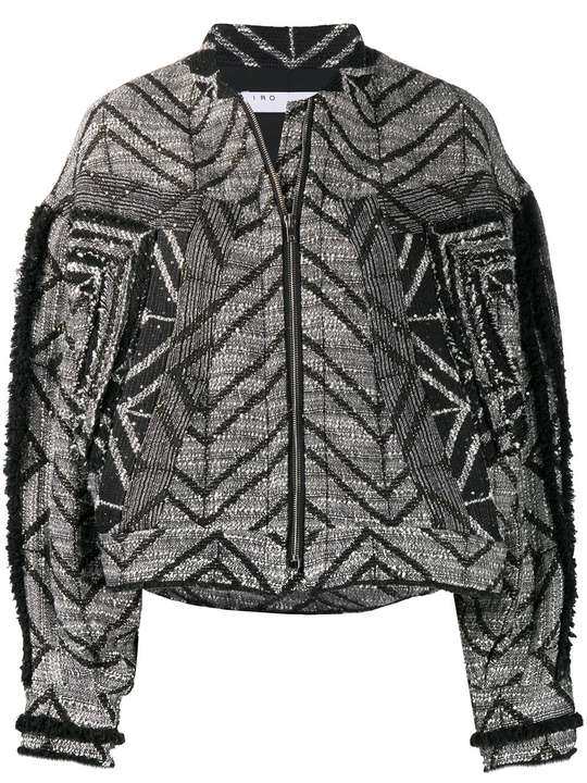 pattern bomber jacket展示图