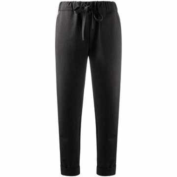 cropped drawstring trousers