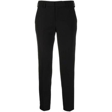 cropped slim-fit trousers