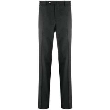 virgin wool-blend tailored trousers