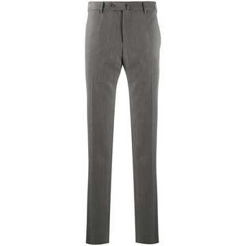 tailored slim-fit trousers