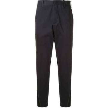 slim-fit tailored trousers