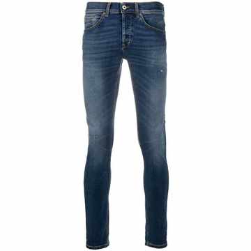 mid-rise skinny jeans