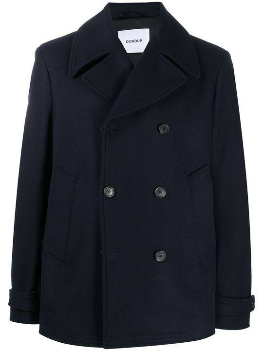 long-sleeved double breasted coat展示图