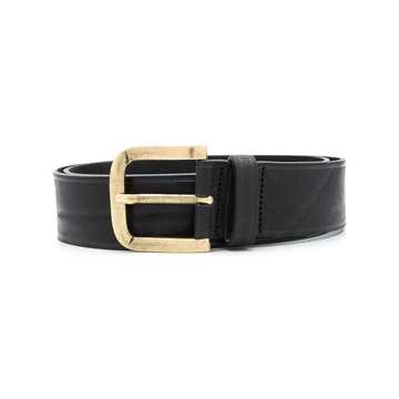 leather buckle-fastening belt