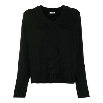 long-sleeve fitted jumper