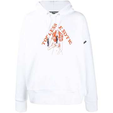 logo-print long-sleeve hoodie