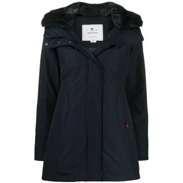 hooded down parka