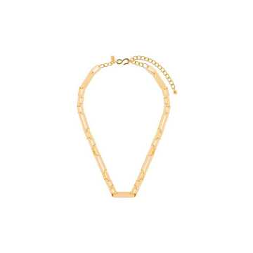 gold tone chain necklace