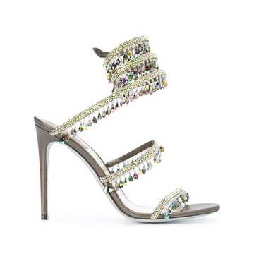 embellished strappy high-heel sandals