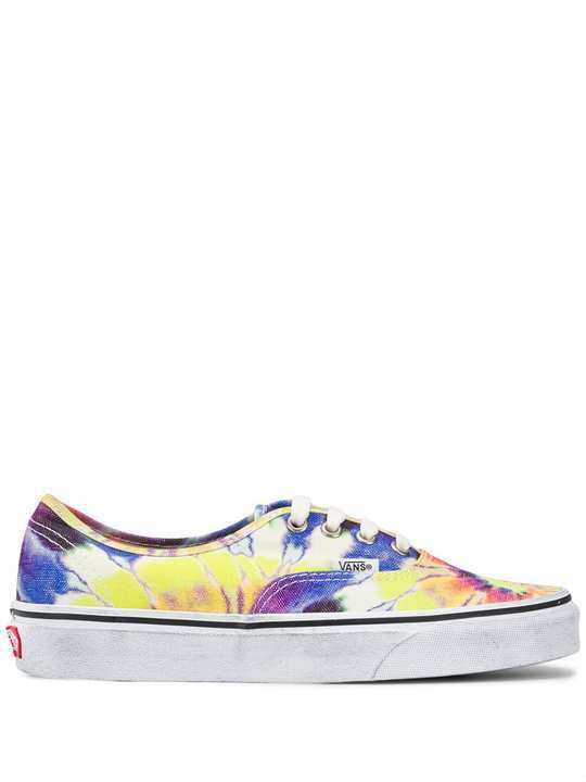 tie-dye lace-up sneakers展示图