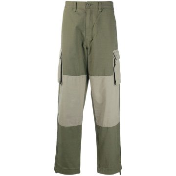panelled cargo trousers
