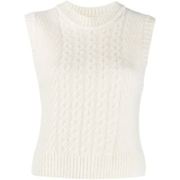 ribbed knit vest