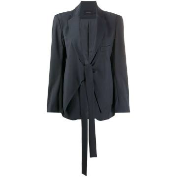 tie-waist blazer