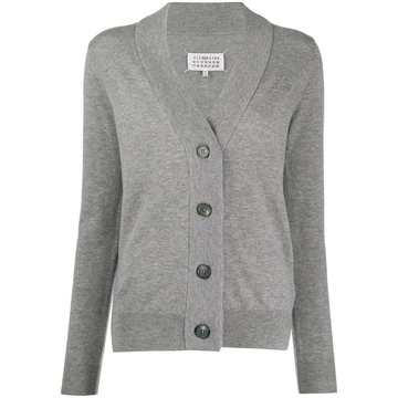 button-up wool cardigan