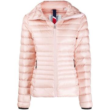 funnel-neck quilted jacket