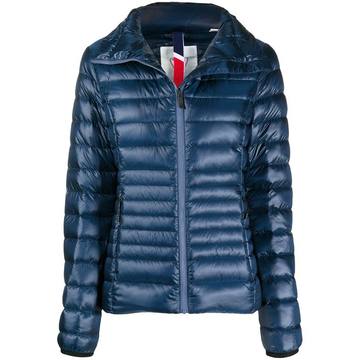 funnel-neck quilted jacket