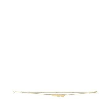 Yellow Gold Magnipheasant Pavé Diamond Bracelet