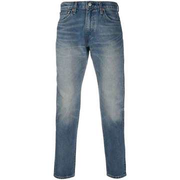 mid-rise straight jeans