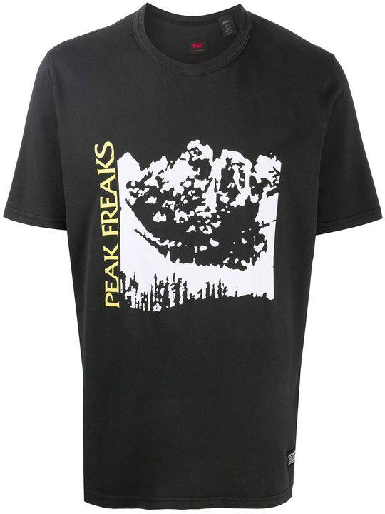 Peak Freaks graphic print T-shirt展示图