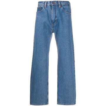 Skateboarding straight-leg jeans