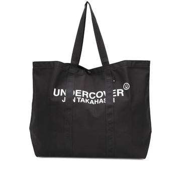 large logo shopper tote