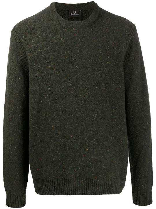 flecked wool-blend sweater展示图