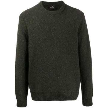 flecked wool-blend sweater