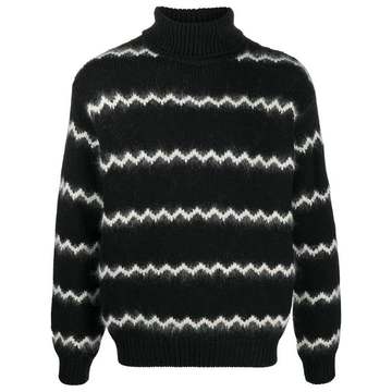 zig-zag knit