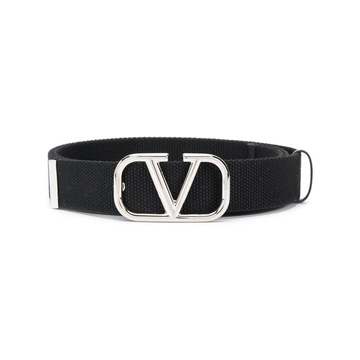 VLOGO buckle woven belt