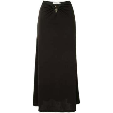 Orbit embellished midi skirt