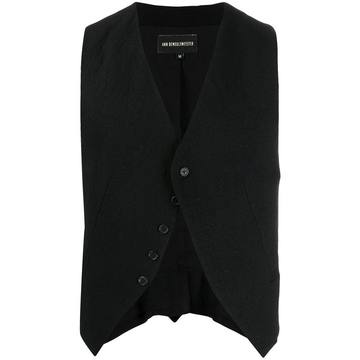 buttoned waistcoat